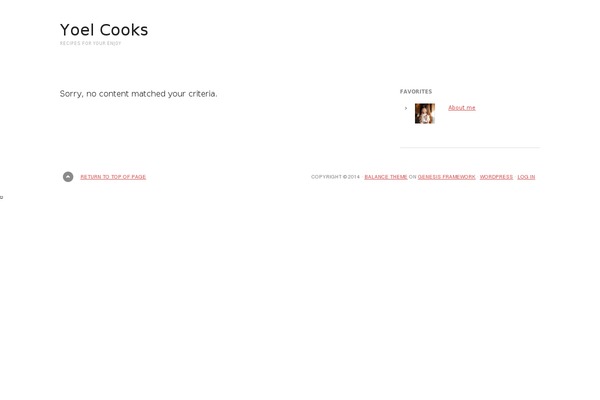 Balance theme site design template sample