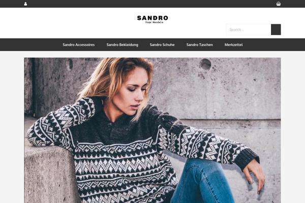 Blog-diary theme site design template sample