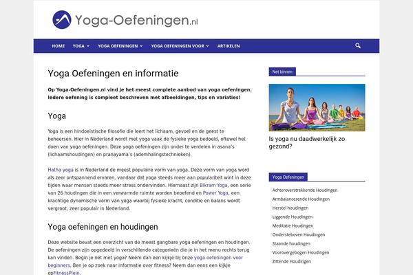 Newspaper Child theme site design template sample