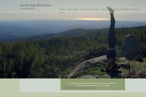 Namaha theme site design template sample