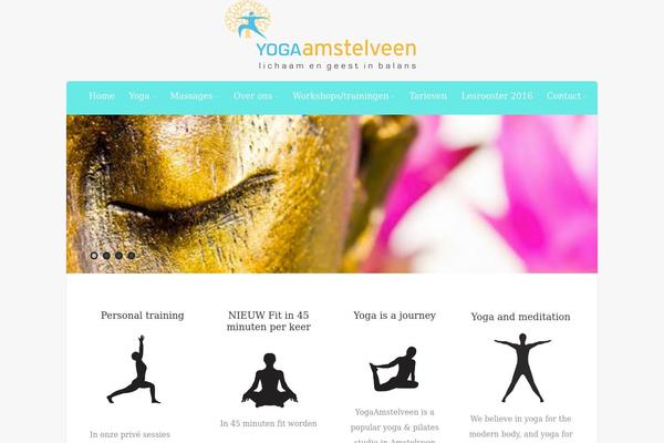 Asteria theme site design template sample