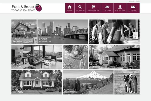yogabugrealestate.com site used Roots-framework