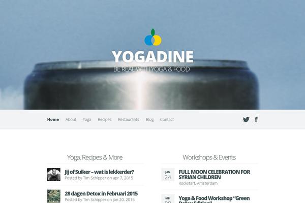 Harmony theme site design template sample