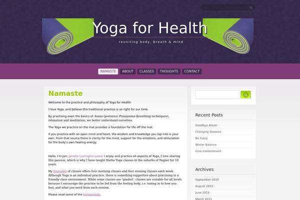 Purple Pro theme site design template sample