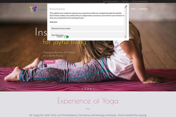 Yoga-fit theme site design template sample