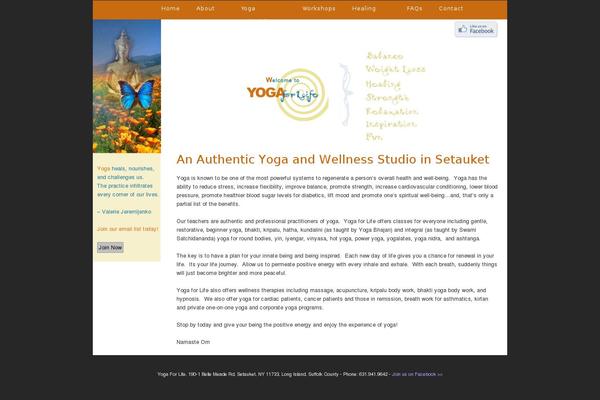 Elegance theme site design template sample