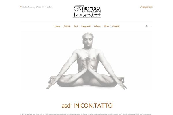 Yogastudio theme site design template sample