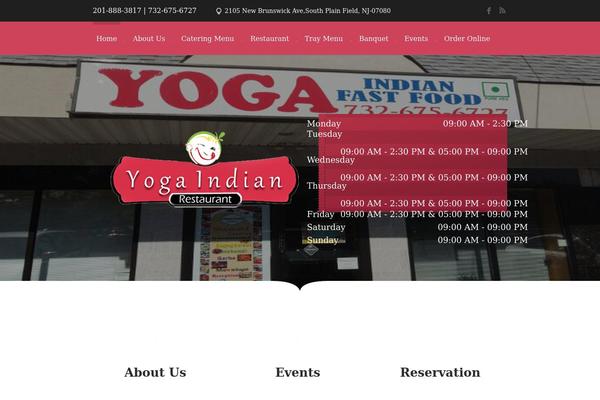 yogaindianrestaurant.com site used Delizioso