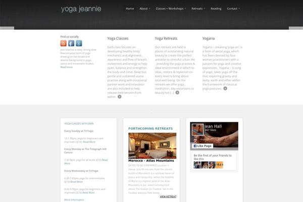 yogajeannie.com site used Scrollider