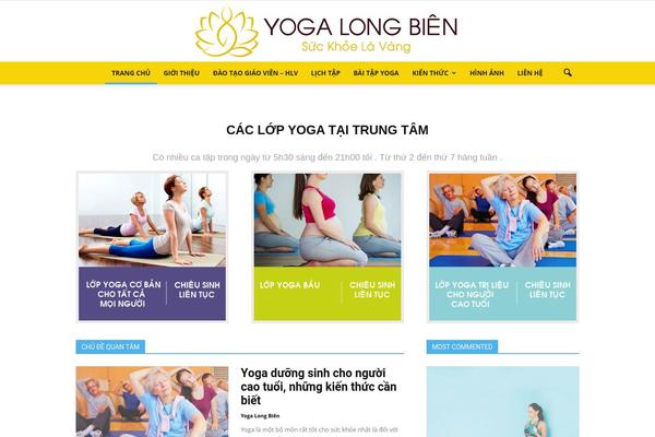 Wellness theme site design template sample