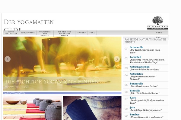 yogamatte.net site used Network Theme