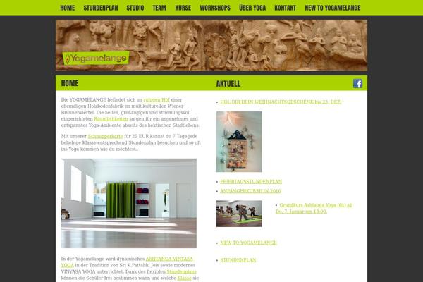 Bueno theme site design template sample