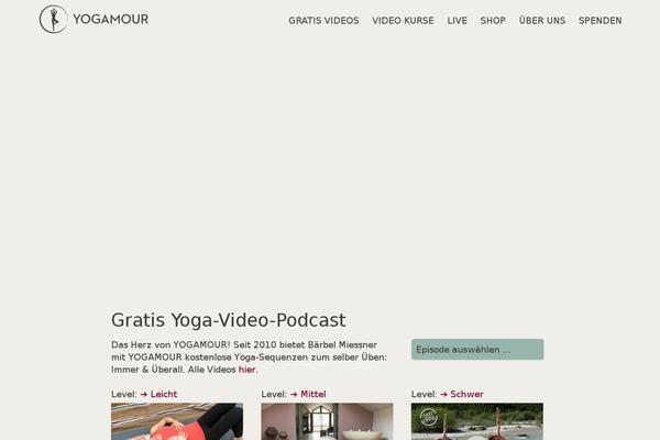 yogamour.de site used Yogamour