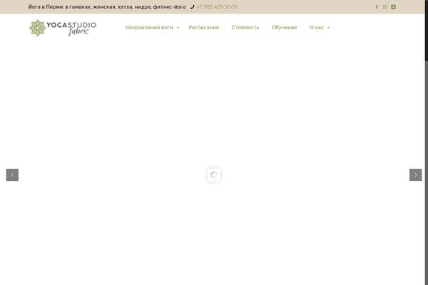 Yoga theme site design template sample