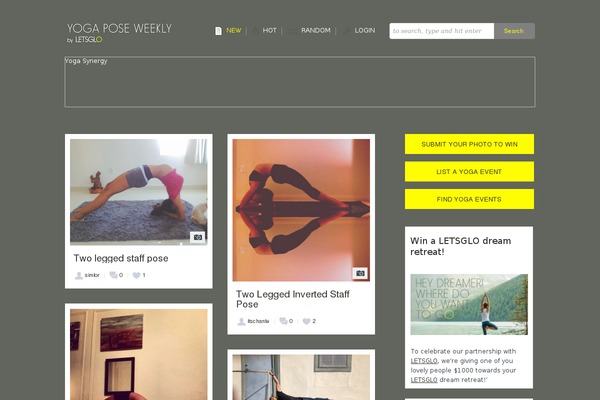 yogaposeweekly.com site used Me Gusta!