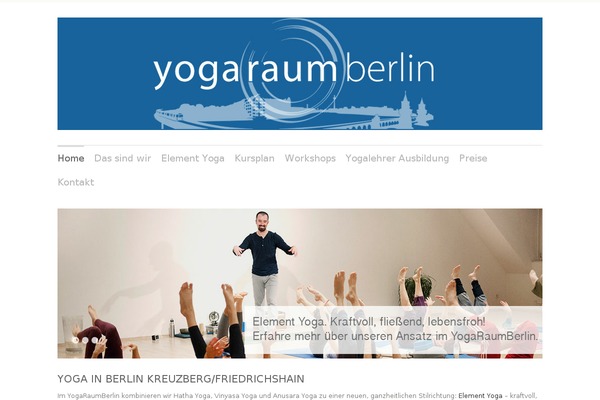 Clarity theme site design template sample