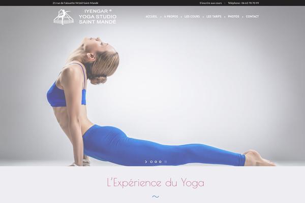 Yoga-fit theme site design template sample
