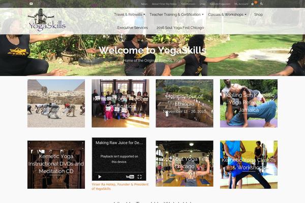 yogaskills.com site used Pinnacle Premium