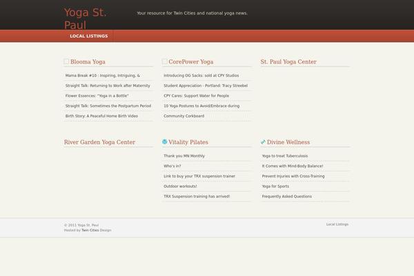 yogastpaul.com site used Aggregator