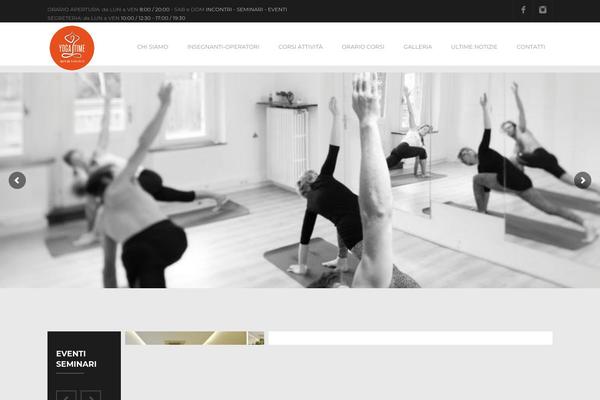 yogatime.it site used Fitness