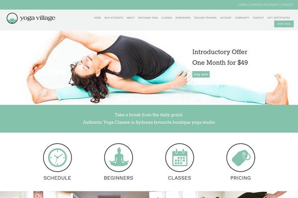 yogavillage.com.au site used Yogavillage
