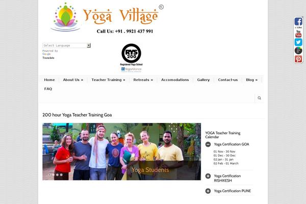 yogavillage WordPress theme, websites list used yogavillage theme yogavillage theme websites examples
