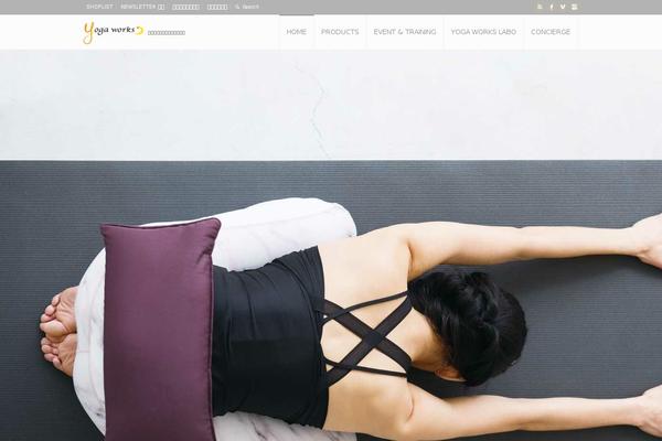 yogaworks.co.jp site used Rttheme18_child