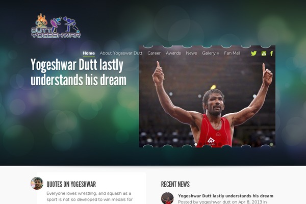 Fusion theme site design template sample