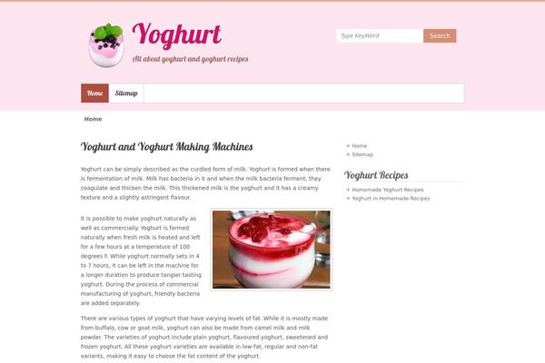 Simple Catch theme site design template sample