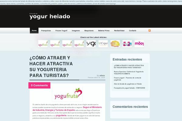 Magazeen theme site design template sample