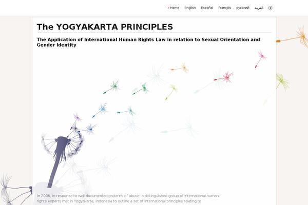 yogyakartaprinciples.org site used Layout Builder