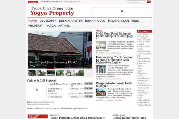 Advance Newspaper theme site design template sample