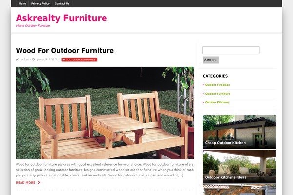 SABINA theme site design template sample