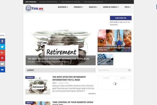 Site using Counterize plugin