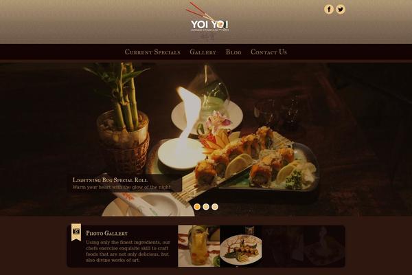 Dine & Drink theme site design template sample