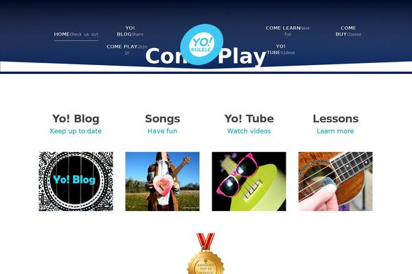 Starry theme site design template sample