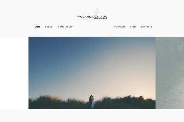 Vega theme site design template sample