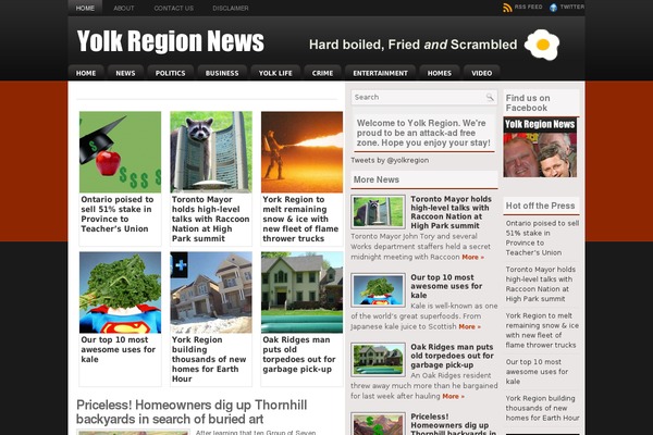 Todaysnews theme site design template sample
