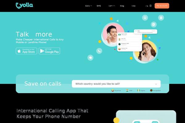 yollacalls.com site used Yolla