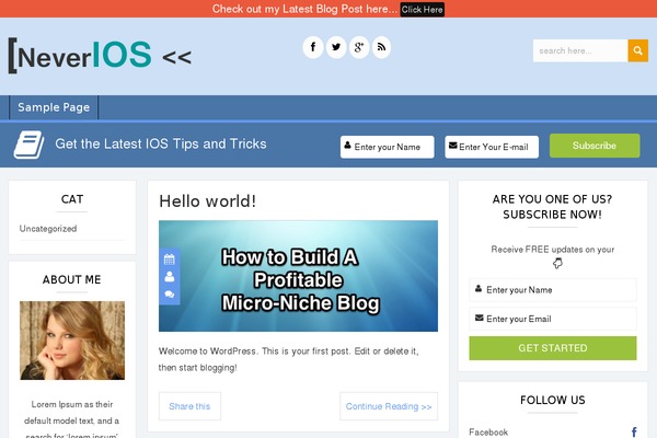 deTube theme site design template sample