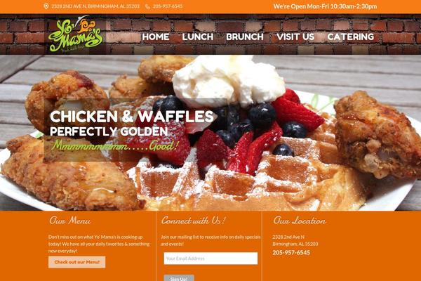 yomamasrestaurant.com site used Espresso Child