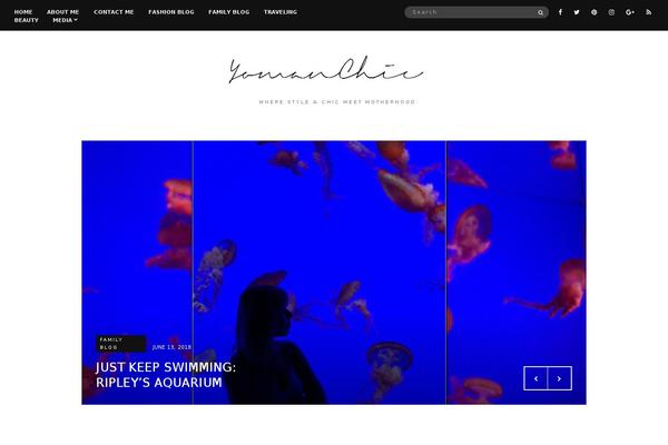 Vogue theme site design template sample