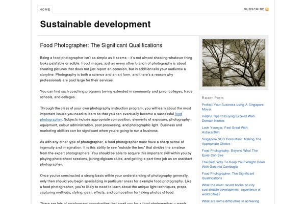 Default theme site design template sample