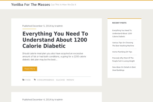 Ignite theme site design template sample