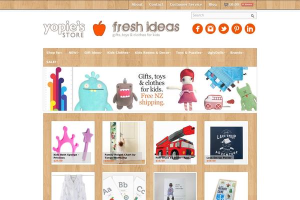 Emporium theme site design template sample