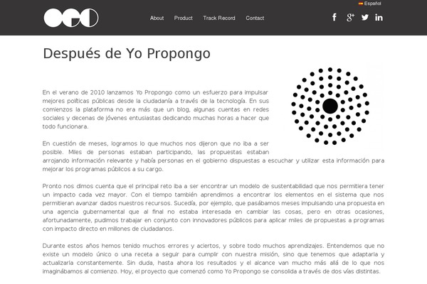 yopropongo.org site used Opi_website