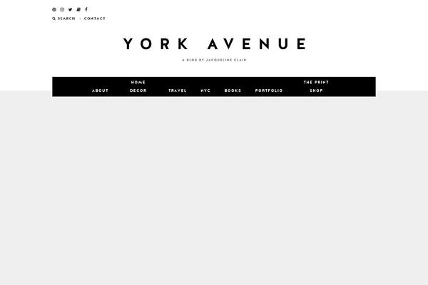 yorkavenueblog.com site used Yorkavenuev2