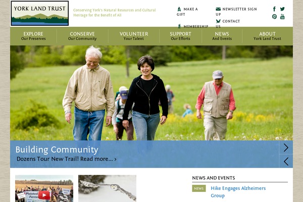 yorklandtrust.org site used York