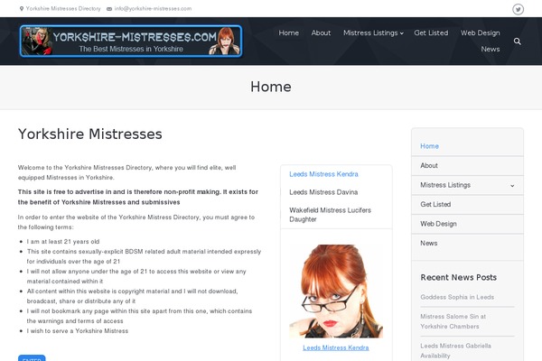 Site using Twiget Twitter Widget plugin