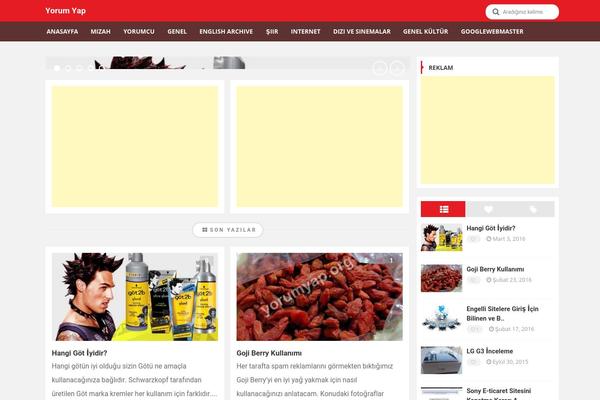 Uckan theme site design template sample